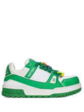 Louiss Vuittonn TRAINER Maxi Green WHITE