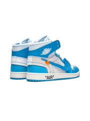 nike air jordan retro 1 off white unc blue