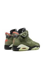 Nikee Air Jordann Retro 6 Travis Scott Olive