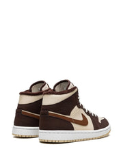 Jordan 1 Mid Brown Basalt Oatmeal Mocha