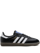 Addidas samba black white women with keychain