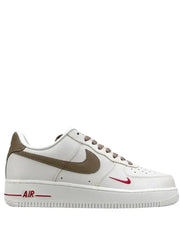 Nik_e airforce 1 mini red swoosh coffee milk womens fix