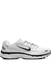 nikee P-6000 in White Black Metallic Silver