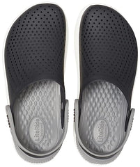 crocss literide black whit