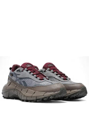 Reebok ZIG Kinetica Edge 2 5 Grey Burgundy