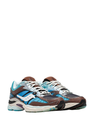 Footpatrol x Saucony ProGrid Omni 9 in the BlueBrown