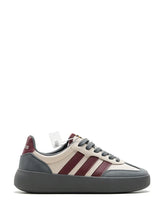 ADIDA.S BARRED GREY MAROON