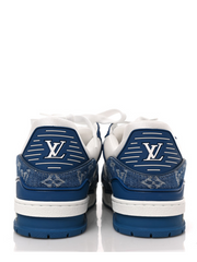 LOUIS VUITTON TRAINER WHITE BLUE