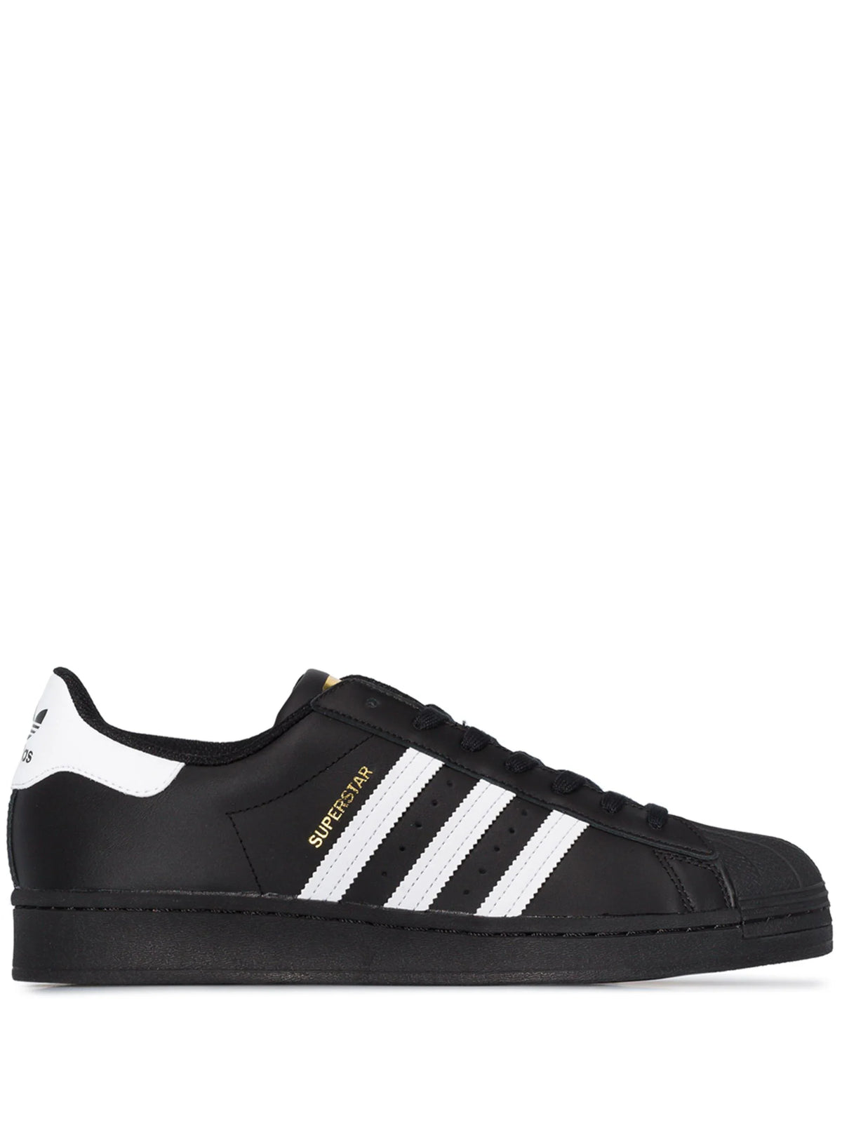 Adidas Superstar Black White Leather
