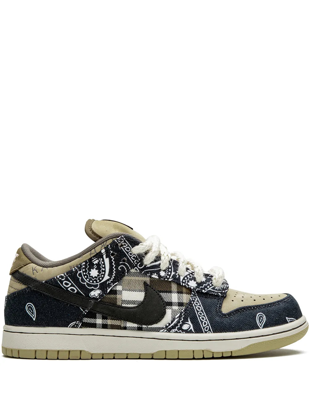 nikee sb dunk low travis scott bandhana