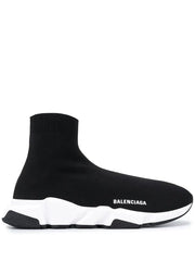 BALENCIAGA SPEED TRAINER BLACK WHITE