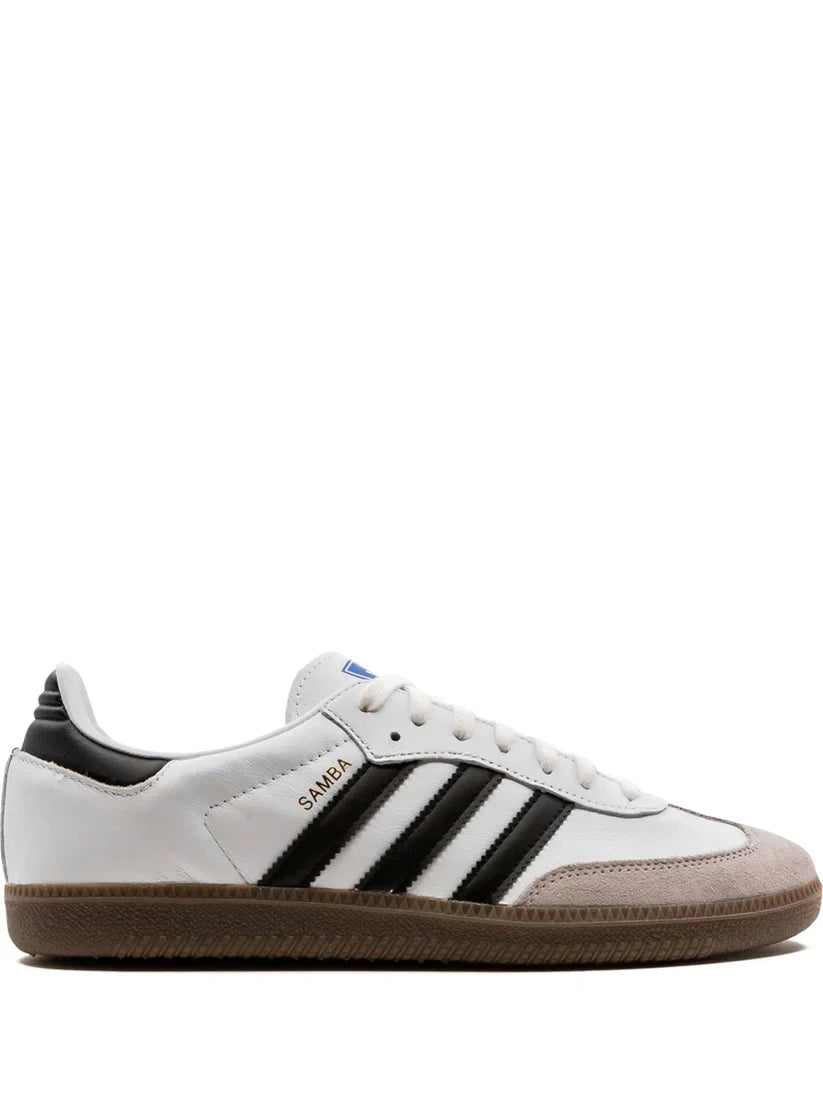 ADIDA.S SAMBA WHITE BLACK WITH KEYCHAIN