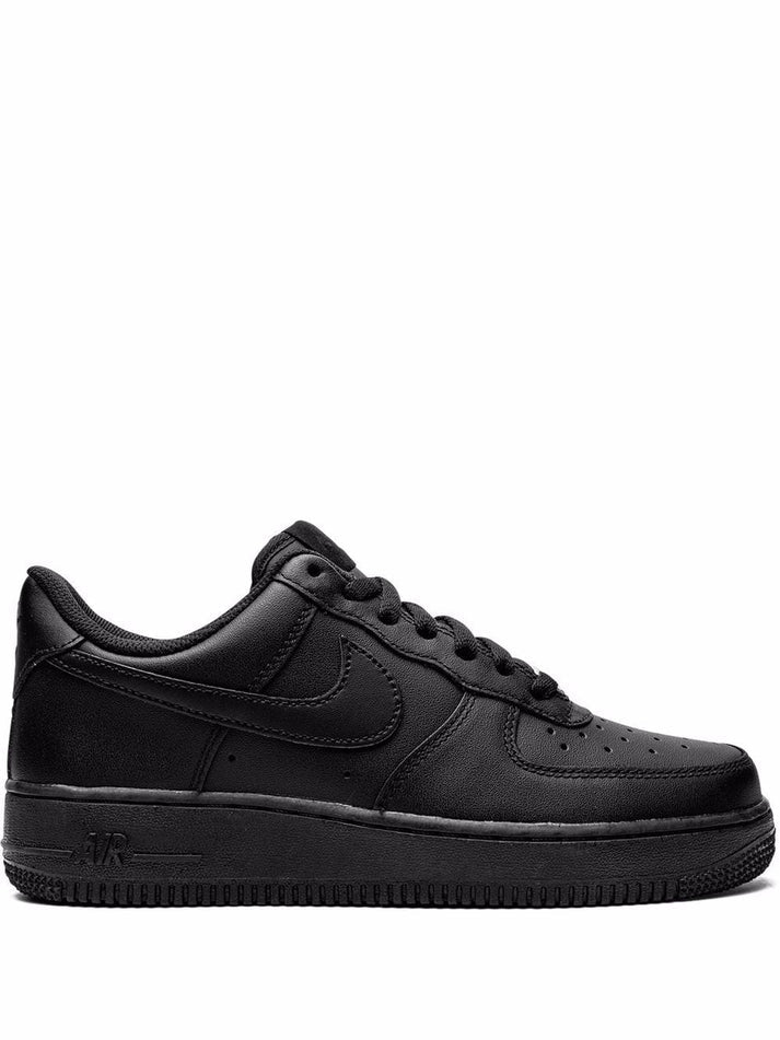 NIKE AIRFORCE 1 BLACK PREMIUM LEATHER