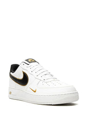 Nikee Airforce 1 Low 07 LV8 Double Swoosh White Metallic Gold