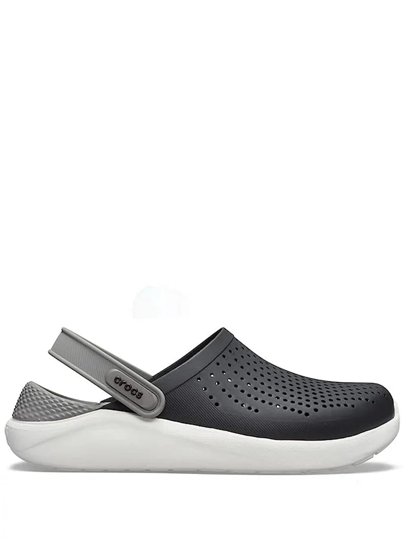 crocss literide black whit