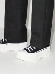 Alexander McQueen Tread Slick High Black White