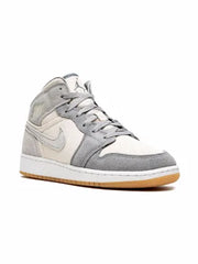 Air Jordan 1 Mid Coconut Milk Particle Grey