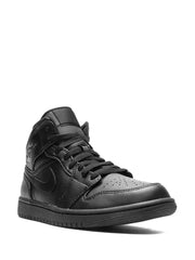 Nik_e Air Jordan 1 Mid Triple Black Fix