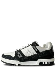Louiss Vuitton LV Trainer White Black