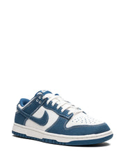 Nik ee dunk low shashiko industrial blue sneakers