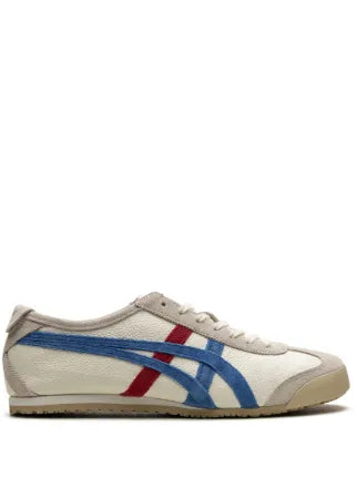 tiger mexico 66 vintage white blue suede