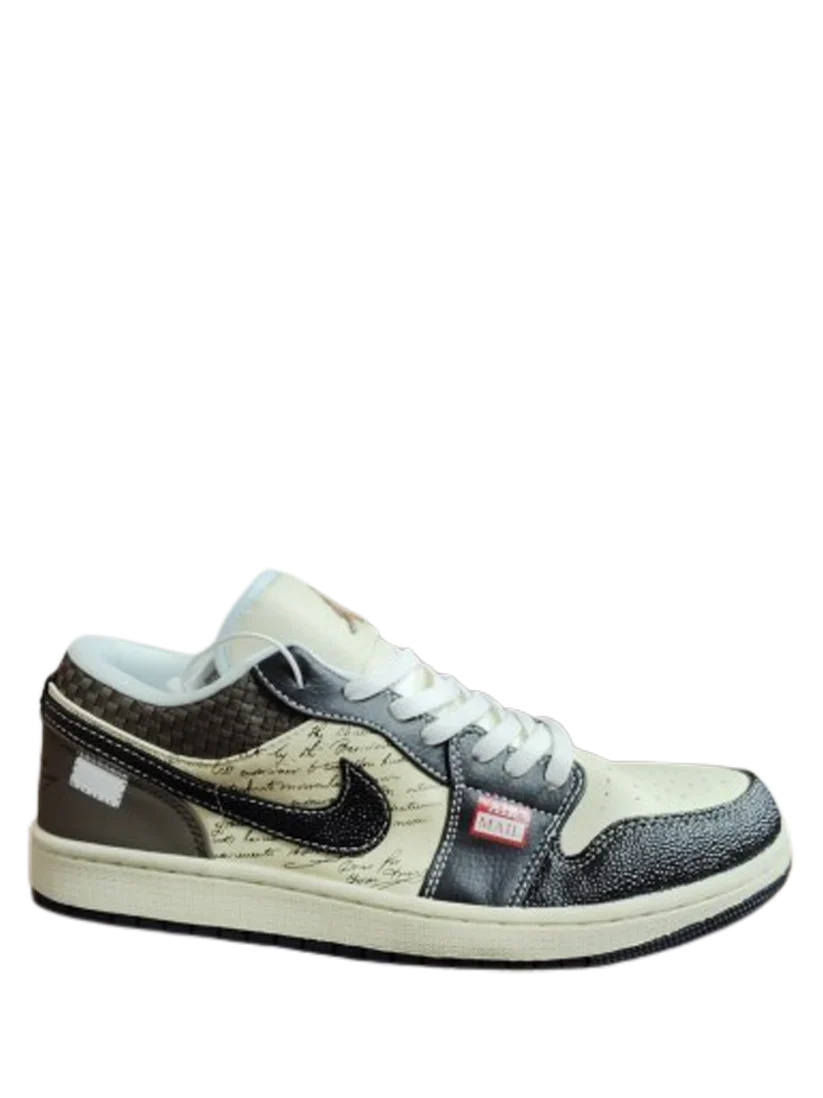 Nikee Air Jordan 1 Low Print Mail Brown