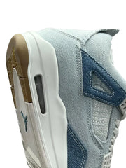 AIR JORDAN RETRO 4 WORN BLUE DENIM