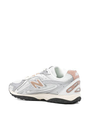 Newbalance 204L silver metallic white and brown