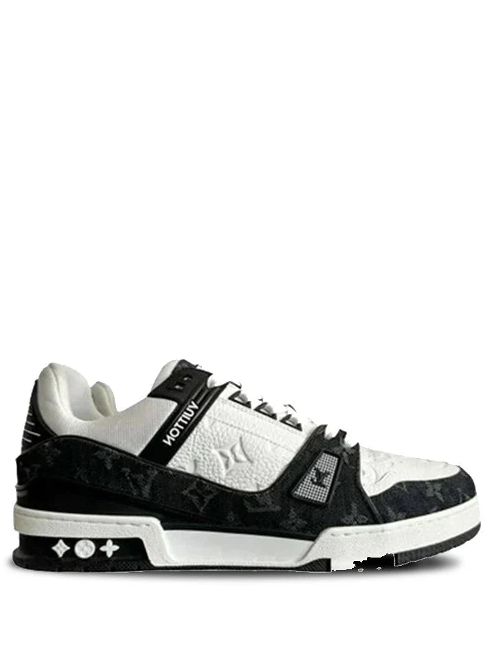 Louiss Vuitton LV Trainer White Black