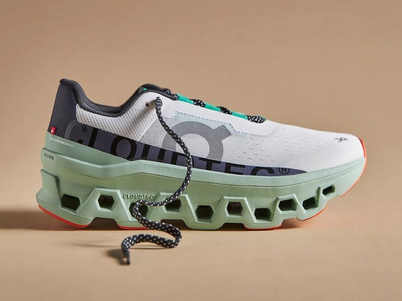 On CloudMonster Undyed White Creek Running Shoes