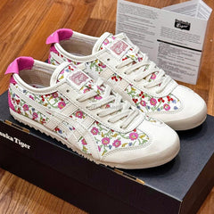 Onitsuka Tiger Mexico 66 Cream Pink Floral