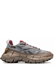 Reebok ZIG Kinetica Edge 2 5 Grey Burgundy