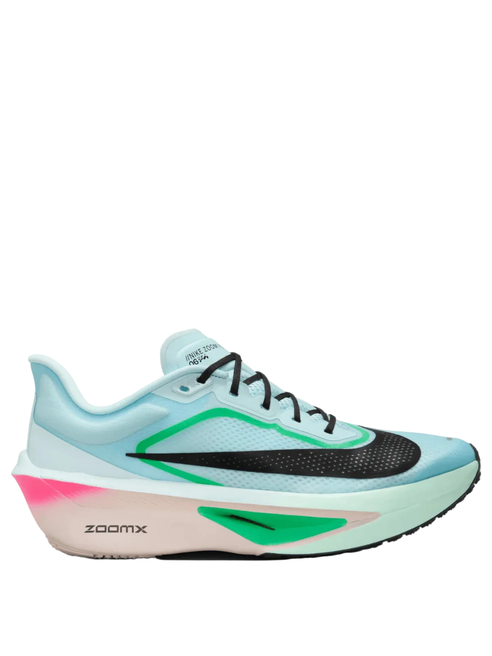Nik ee zoom Fly 6 Glacier Ice Hyper Pink Green