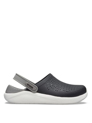 crocss literide black white