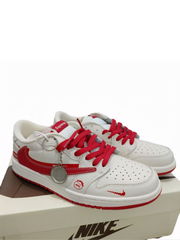 Traviss Scott x Nikee Air Jordan 1 Low x Supremee