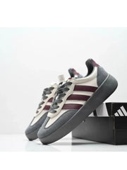 ADIDA.S BARRED GREY MAROON