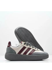ADIDA.S BARRED GREY MAROON